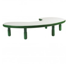 Angeles BaseLine Teacher / Kidney Table – Shamrock Green  with 16″ Legs & FREE SHIPPING